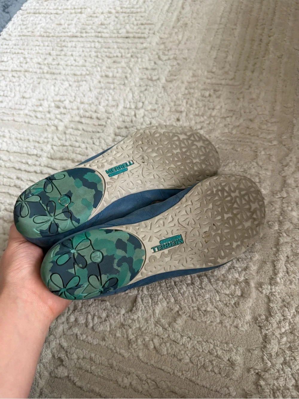 Merrell Women's Tahoe Blue Suede Ballet Flats